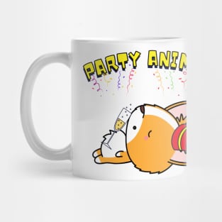 Party Animal Corgi Mug